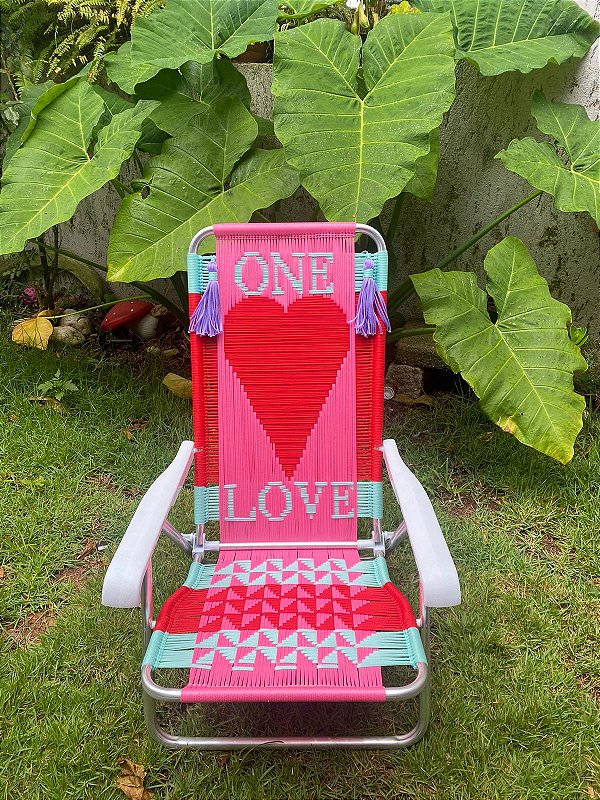 Cadeira Noflow Reclinável - One Love * Pingentes cobrados a parte