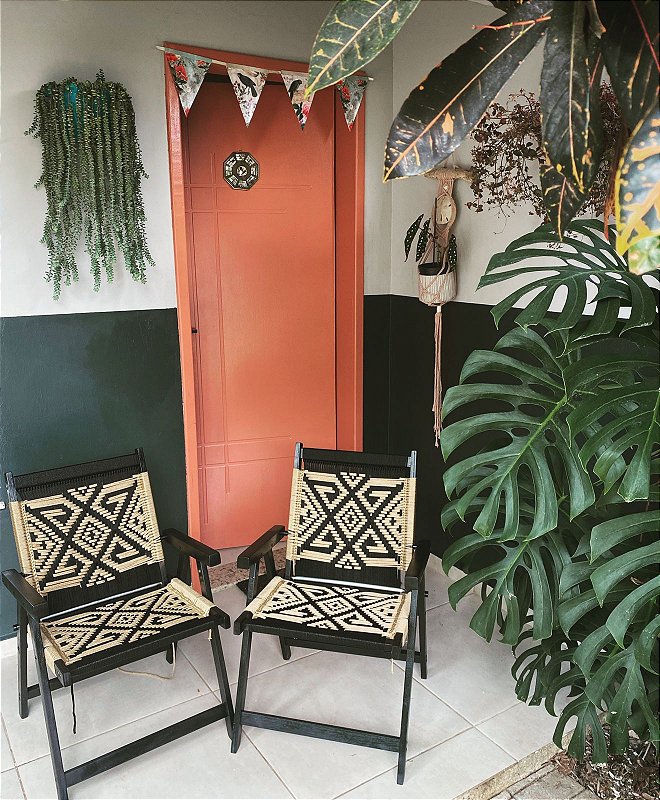 Dupla de cadeiras Noflow Madeira - Gold