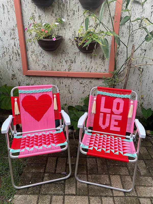 Dupla de cadeiras Noflow - Love * Pingentes cobrados a parte