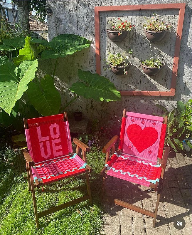 Cadeira Noflow Só Love * Pingentes cobrados a parte