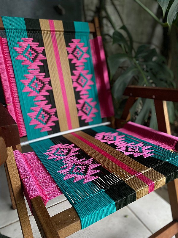 Cadeira de Madeira Noflow - Grafismo