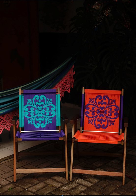 Dupla de Cadeiras de Madeira Noflow - Mandala