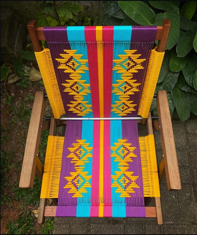 Cadeira de Madeira Noflow - Grafismo