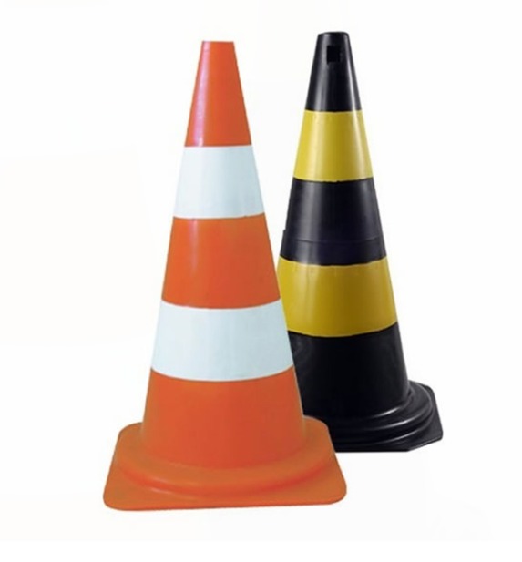 Cone PVC Rígido p/ Sinalização sem Refletivo - Ação EPI - Sua Proteção ...