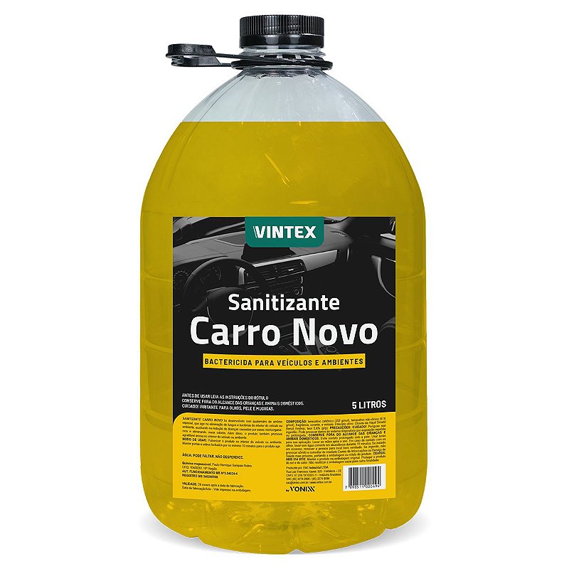 Sanitizante Carro Novo 5L - Vintex