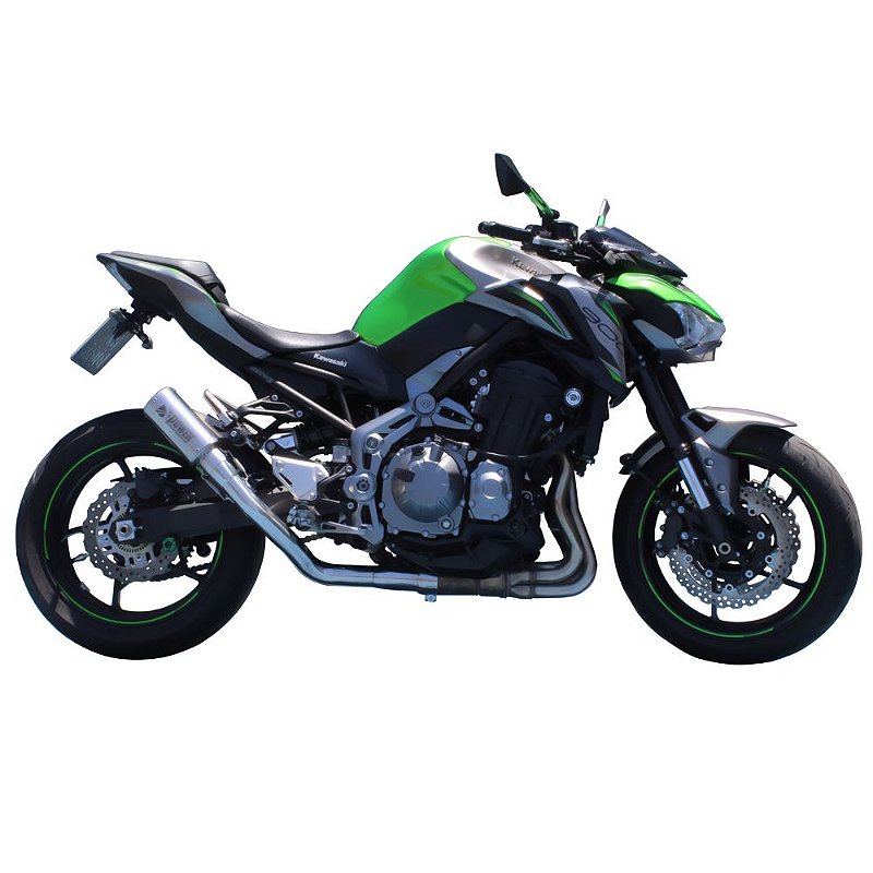 Escapamento Ponteira SC Inox Full Coletor 4X1 Inox Kawasaki Z900