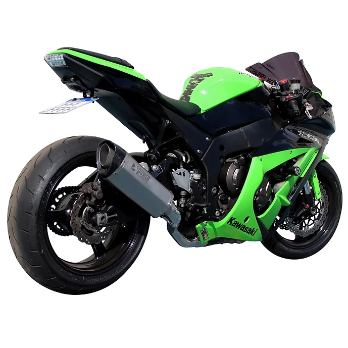 Ponteira Escapamento Esportivo link moto Kawasaki zx-10r inox