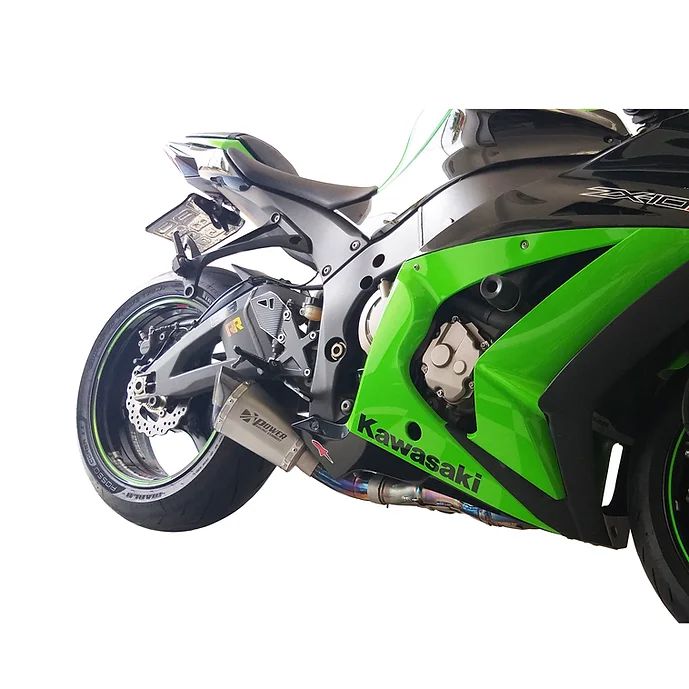 Ponteira Escapamento Esportivo link moto curto inox kawasaki zx