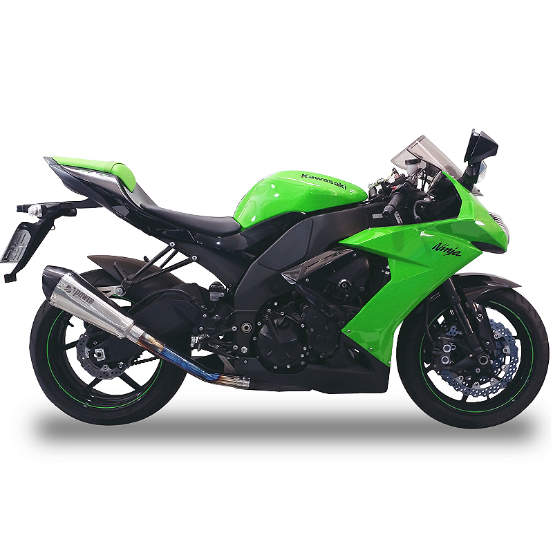 エイプ50 Ponteira e link Escapamento Esportivo moto KAWASAKI ZX-10R 2010 a