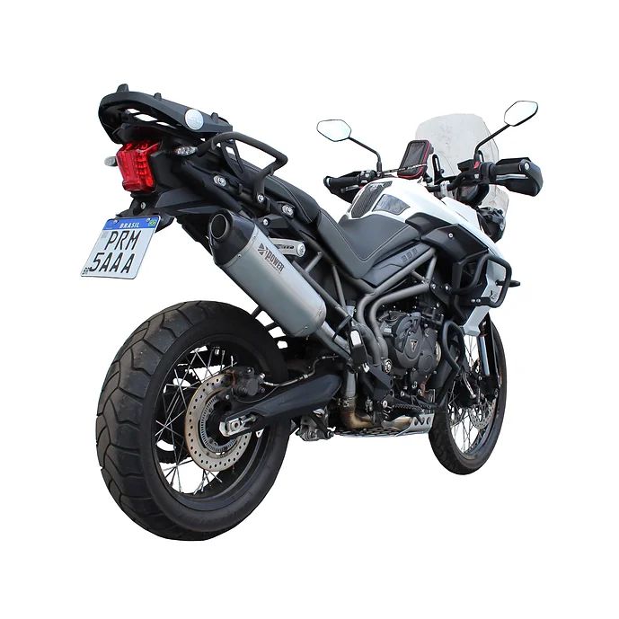 Escapamento Ponteira R66 Link Inox Triumph Tiger 800 Power