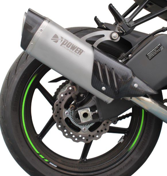 Escapamento Ponteira PW21 Link Longo Inox Kawasaki ZX-6R 2010-2016