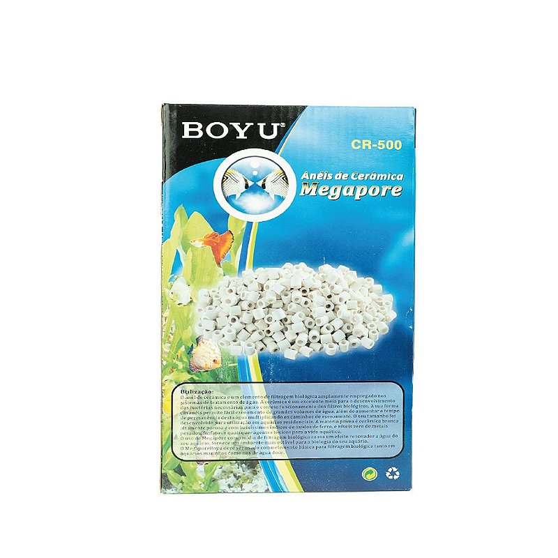 CERAMICA MEGAPORE PARA BIOLOGIA BOYU 500G CR-500 - Aquabase