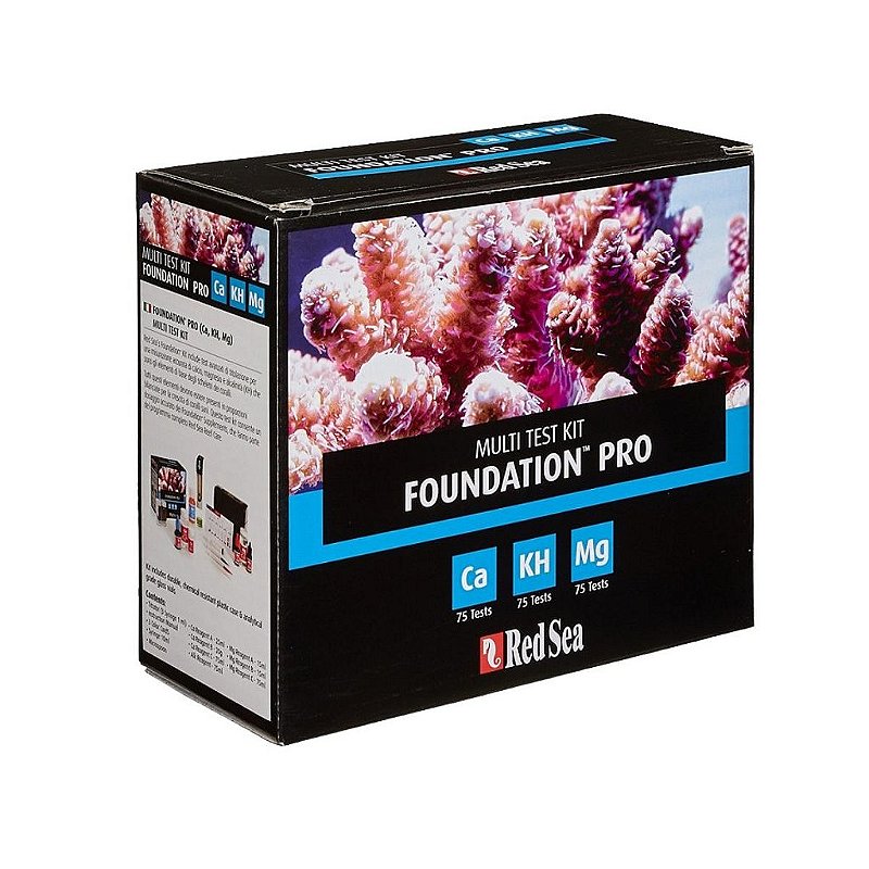 TESTE RED SEA REEF MULTI TEST KIT FOUNDATION PRO (CA/KH/MG