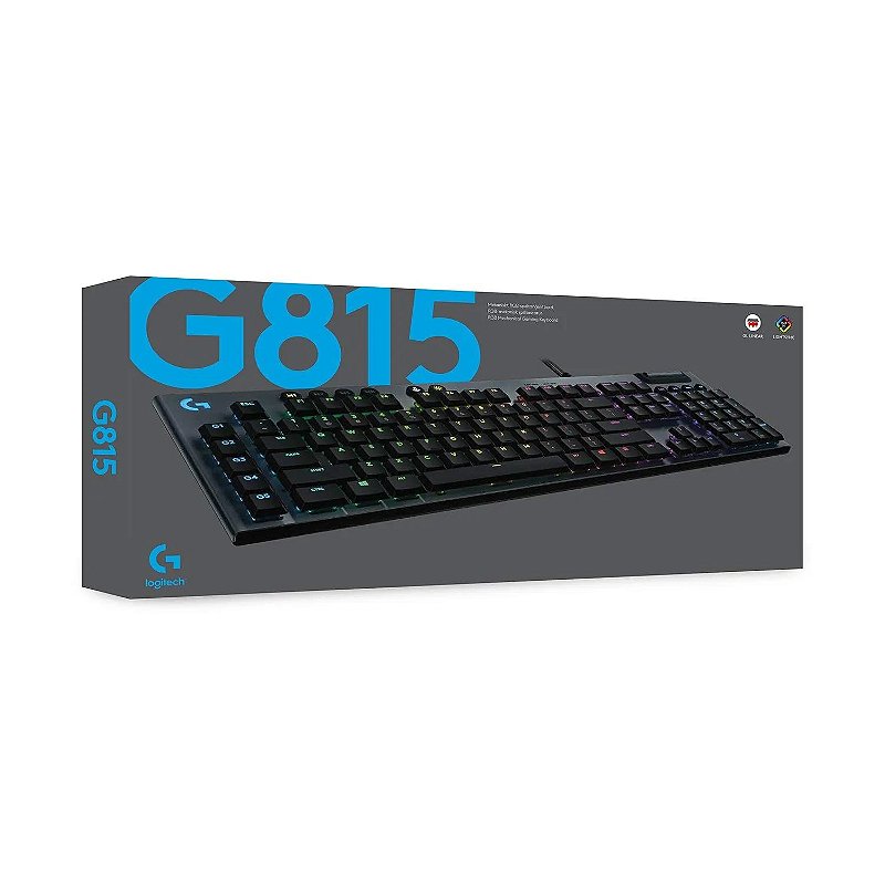 Logitech G815 em ângulo