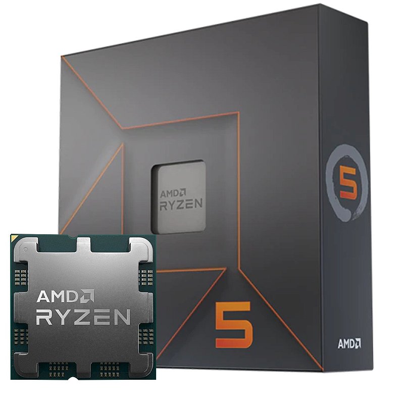 Processador AMD Ryzen 5 7600X 4.7GHz/ 5.3GHz Hexa-Core 38MB Processador AMD Ryzen 5 7600X 4.7GHz/ 5.3GHz Hexa-Core 38MB