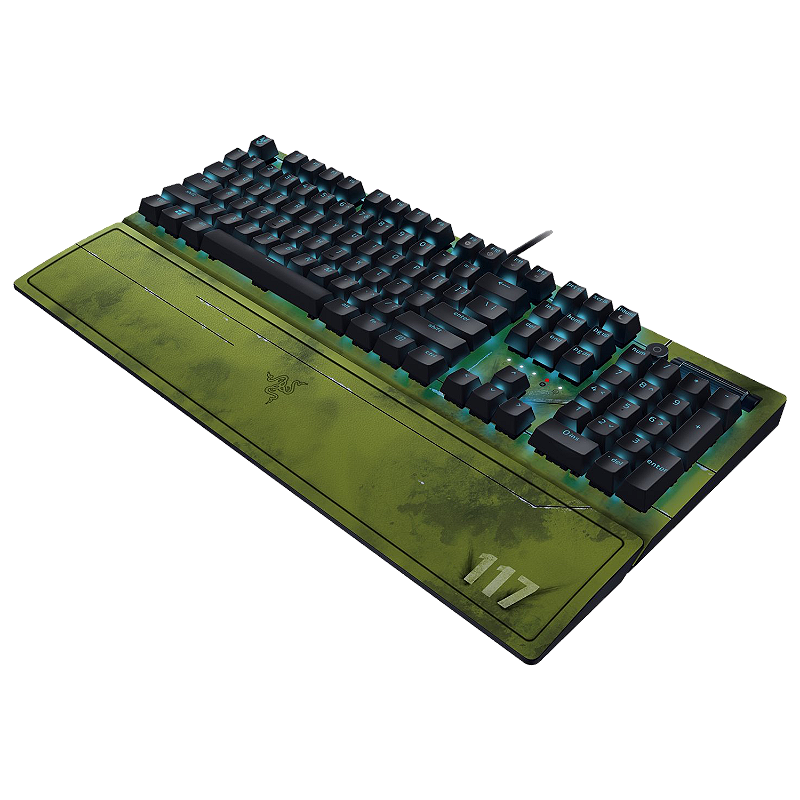 Razer BlackWidow V3 Halo Infinite detalhe