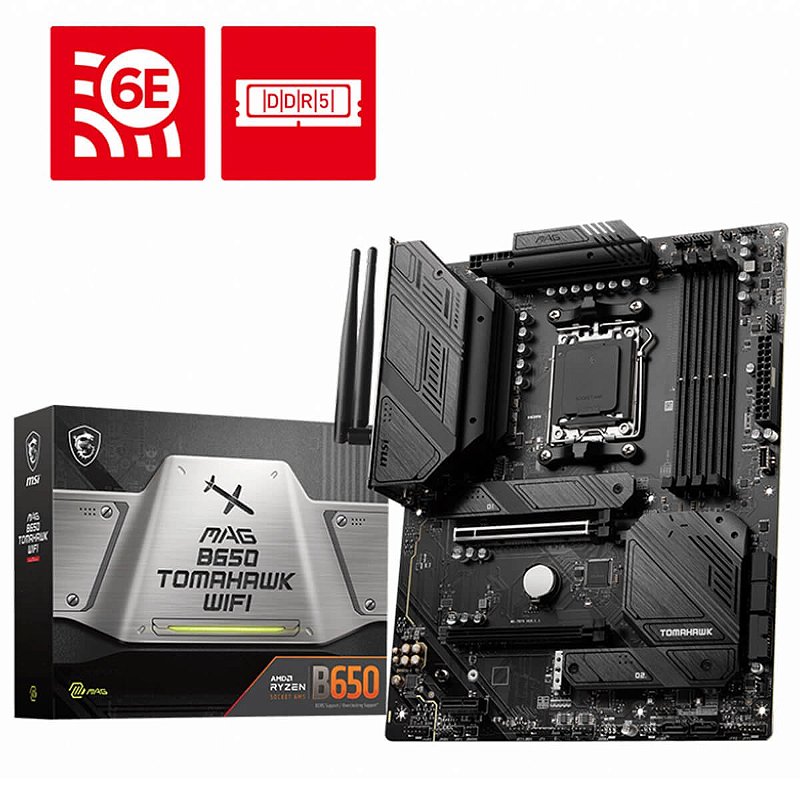 h9 flow(2023)＋B650 tomahawk wifi セット Placa Mãe MSI MAG B650 Tomahawk Wi-Fi DDR5 AM5 ATX | GK Infostore