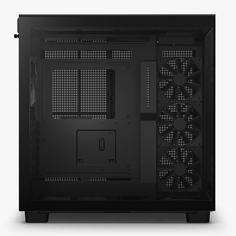 NZXT H9 Flow Preto detalhe interno