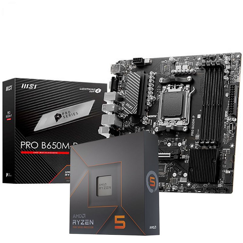msi B650 Ryzen5 7600 DDR5 32GB CPUマザーセット 7600_msi_pro_b650m-p-