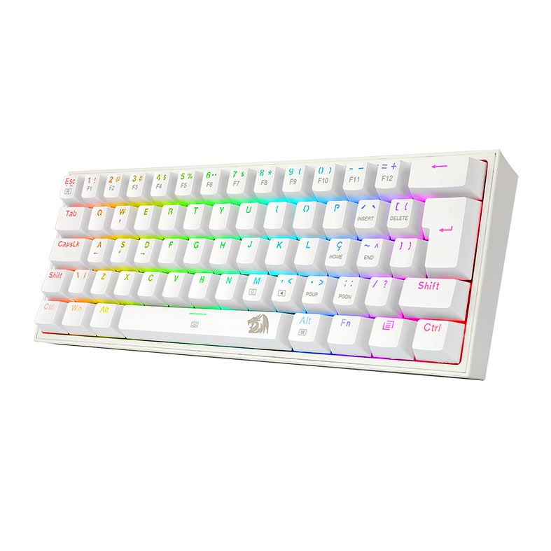 Redragon Fizz Lunar White detalhe