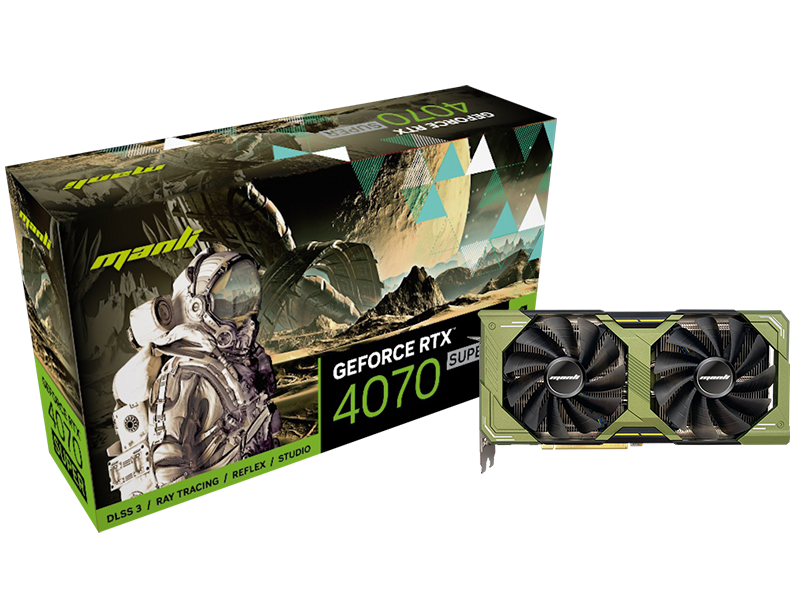 Placa de Video Manli GeForce RTX 4070 Super 12GB GDDR6X 192 bit