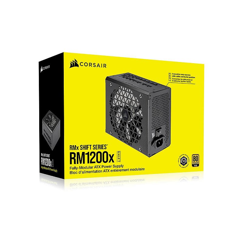 Fonte Corsair RM1200x Shift 1200W 80 Plus Gold Full | GK Infostore