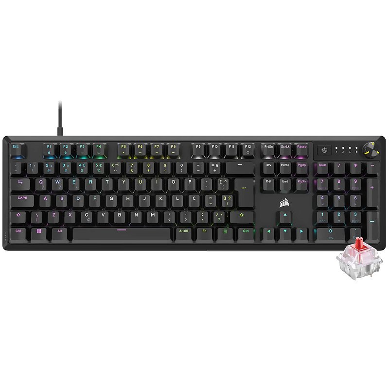 XIMAPEX.EC2B.G502.コルセアk70.ps4. teclado-gamer-usb-corsair-k70-
