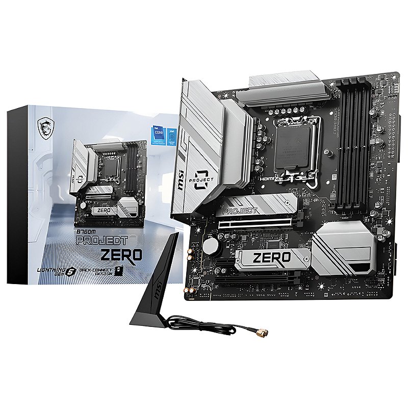 MSI B760M PROJECT ZERO マザーボード mb-s1700-msi-b760m-project-