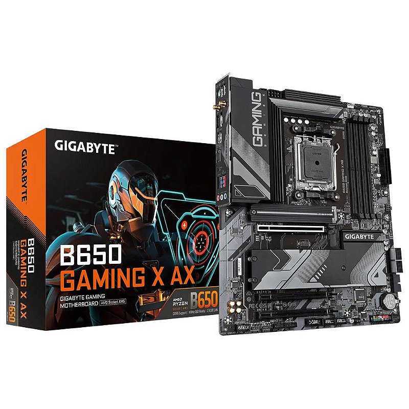 Placa Mãe Gigabyte B650 Gaming X AX DDR5 AM5 ATX | GK Infostore