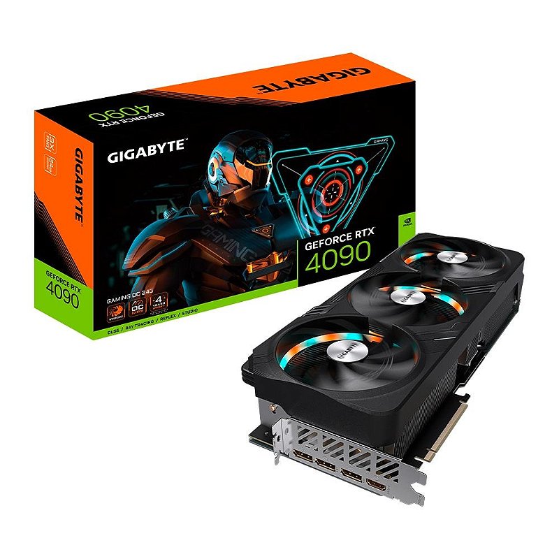 Placa de Video Gigabyte GeForce RTX 4090 Gaming OC 24GB GDDR6X 384