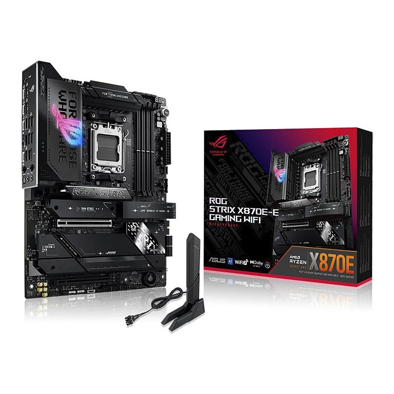 ASUS ROG STRIX X870E-E GAMING 新品未開封 交換品 ASUS ROG Strix X870E-E Gaming WiFi DDR5 AM5 ATX | GK Infostore