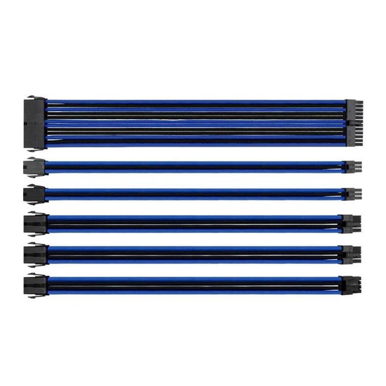 Cabo de Fonte Thermaltake TtMod Sleeve Azul/Preto 300 mm
