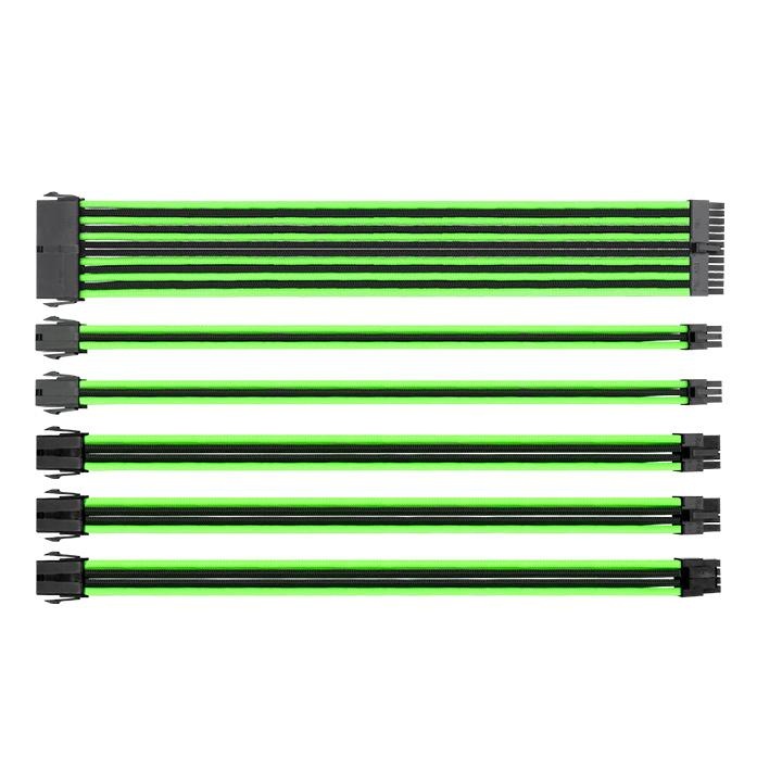 Cabo de Fonte Thermaltake TtMod Sleeve Verde/Preto 300 mm