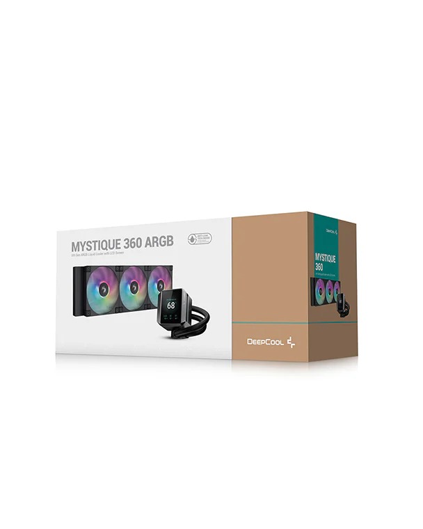 Water Cooler DeepCool Mystique ARGB 360 Tela LCD Preto
