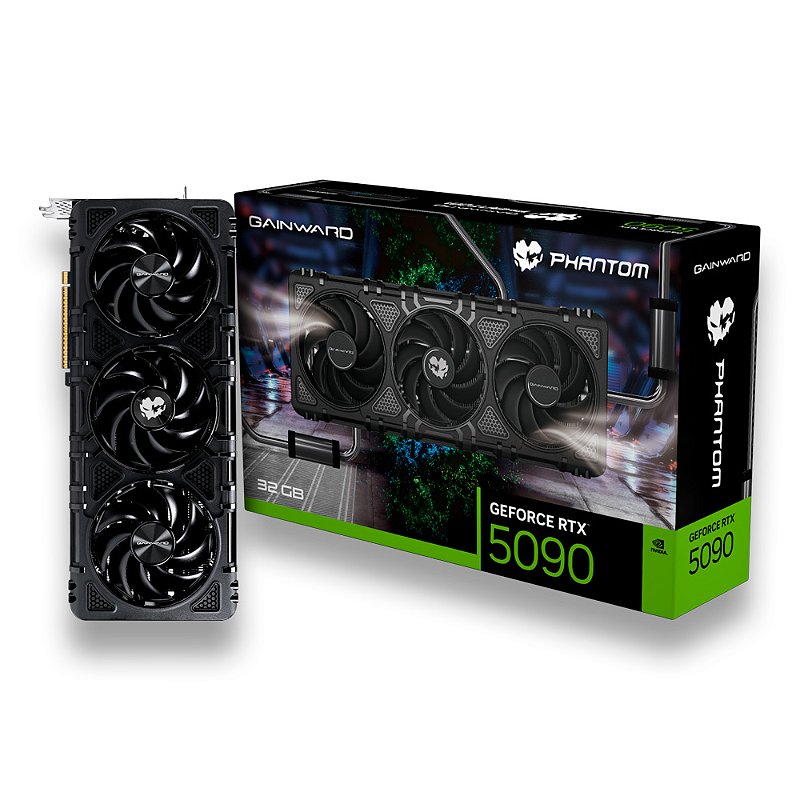 グラフィックボード・グラボ・ビデオカード Gainward GeForce RTX5090 Phantom 32GB Placa de Video Gainward GeForce RTX 5090 Phantom 32GB | GK Infostore