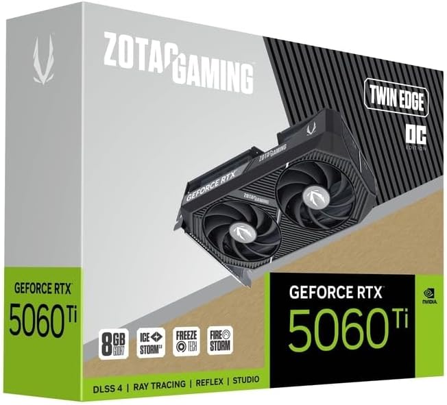 Placa de Video Zotac GeForce RTX 5060 TI TWIN EDGE OC | GK Infostore