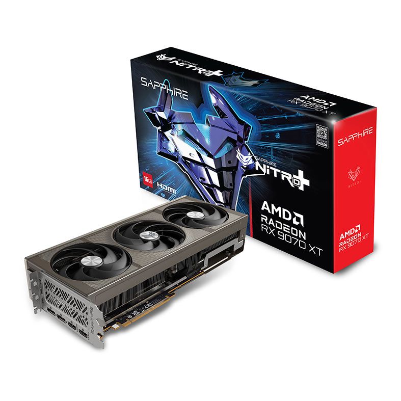 Placa de Vídeo Sapphire NITRO+ AMD Radeon RX 9070 XT Gaming OC