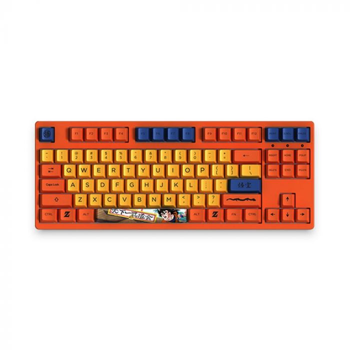 Detalhe do teclado Akko Dragon Ball Goku 3087