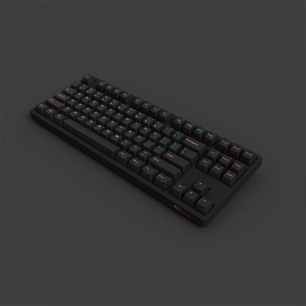 Vista do teclado Akko Midnight DS 3087 TKL 87 teclas