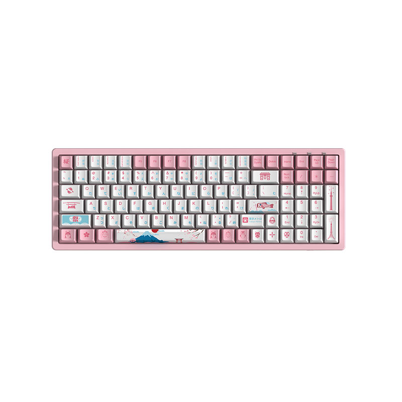 Teclado Akko World Tour Tokyo R2 3096 Gateron Pink - SKU 6925758607629