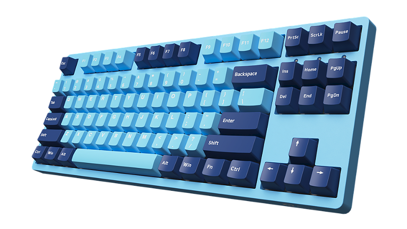 Detalhe do teclado Akko Mirror of Sky 3087