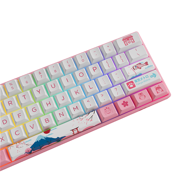 Akko 3061S detalhe switches