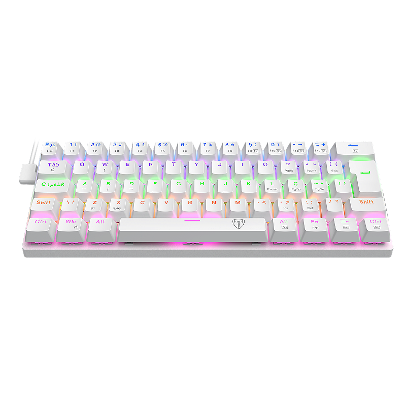 Detalhe do T-Dagger Arena Pro 60% Branco em ângulo