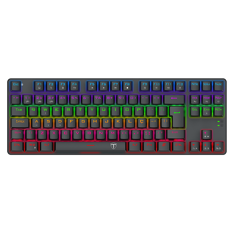 Teclado T-Dagger Bora TKL Rainbow Preto - SKU 6950376726629
