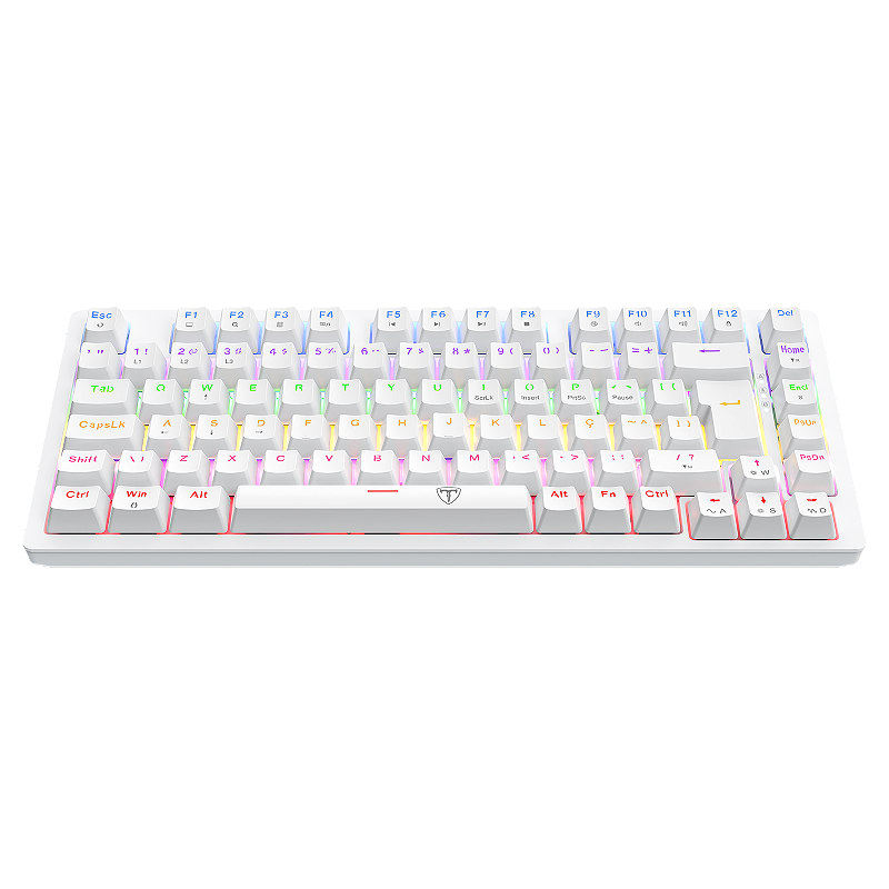 Detalhe do T-Dagger Megatre 75% Branco em ângulo