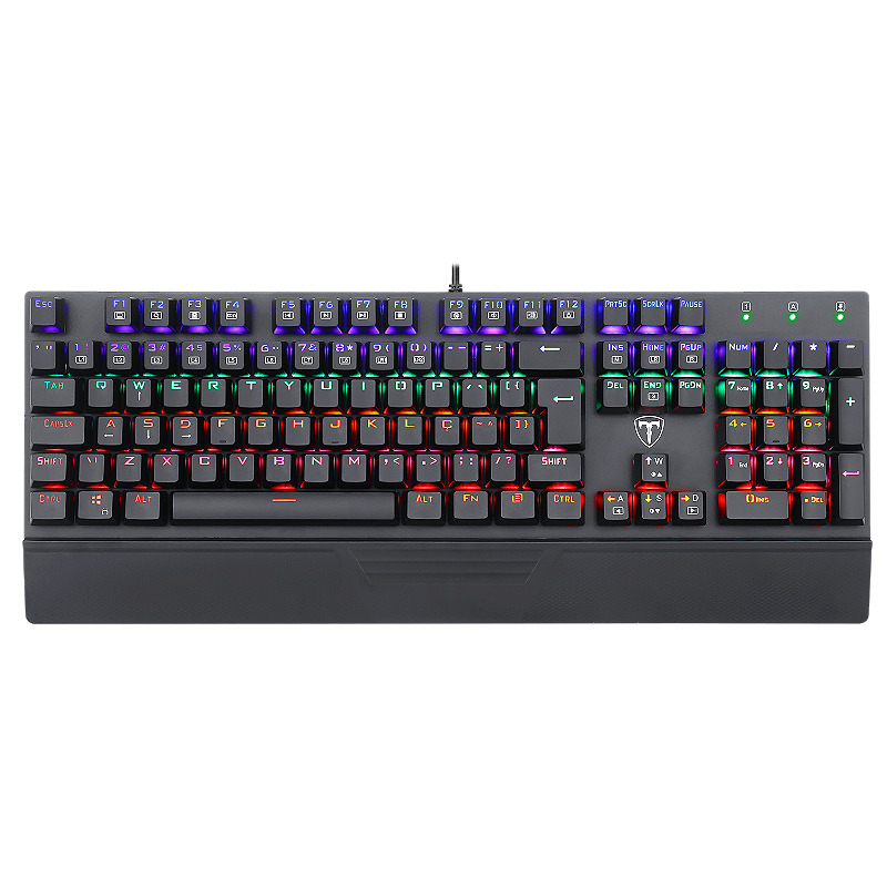 Teclado T-Dagger Destroyer Rainbow Switch Azul - SKU 6950376780980