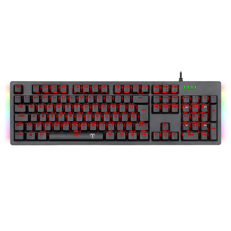 Teclado T-Dagger Bermuda LED Vermelho Switch Azul - SKU 6950376780935