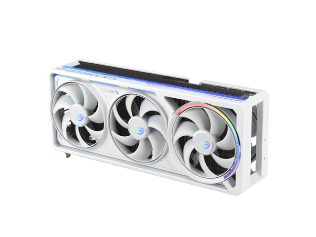 ROG Astral RTX 5080 White Edition lateral Aura Sync