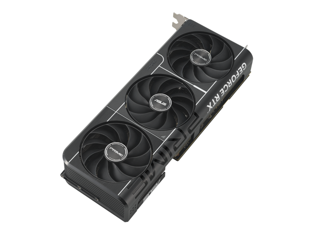 ASUS Prime RTX 5080 vista do sistema de refrigeração