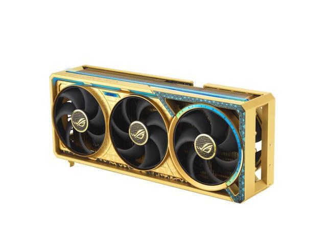 ROG Astral RTX 5080 Dhahab CORE frente e traseira